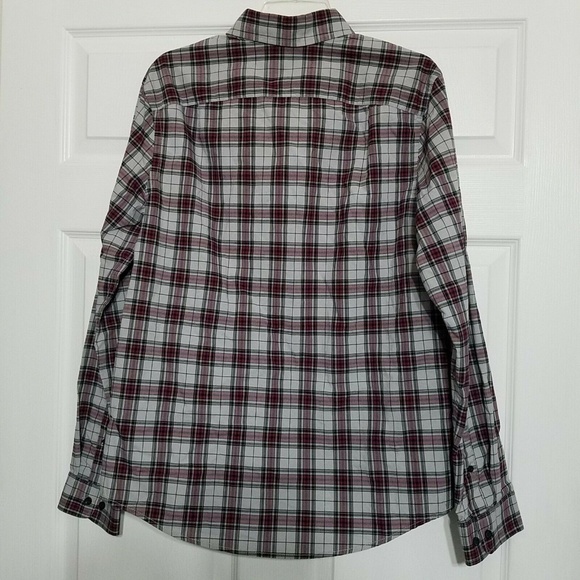 New Goodfellow Button Down Dress Shirt ~ M ~ Gray - Picture 4 of 4